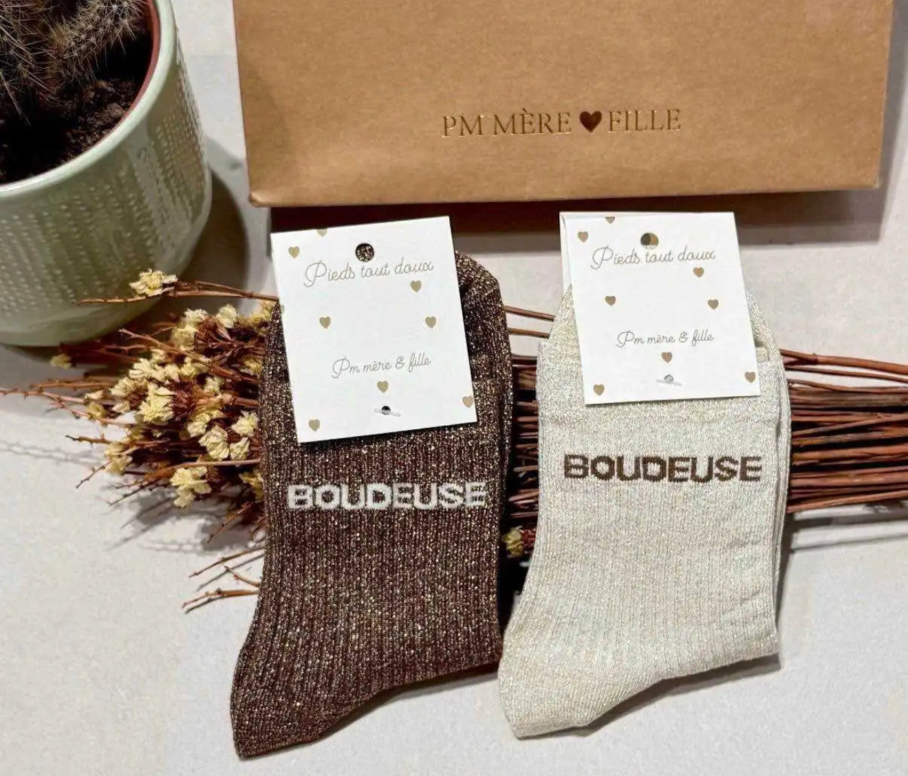 Chaussettes "Boudeuse"